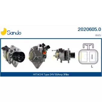 Alternateur SANDO OEM LR250508