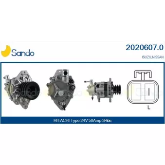 Alternateur SANDO OEM LR250513B