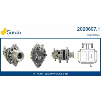 Alternateur SANDO OEM LR250513B
