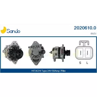SANDO 2020610.0 - Alternateur