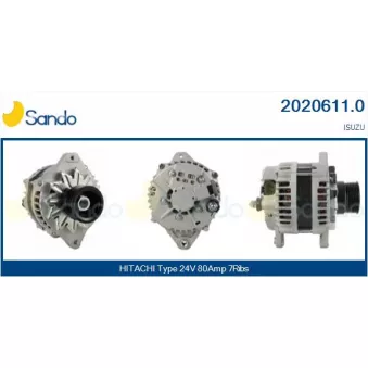 Alternateur SANDO OEM LR280707