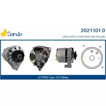 Alternateur SANDO 2021101.0