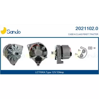 SANDO 2021102.0 - Alternateur