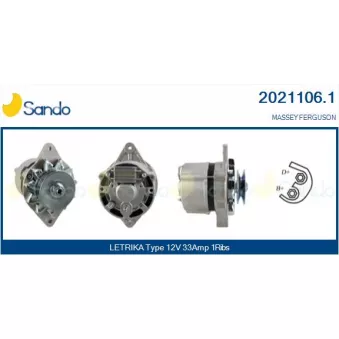 Alternateur SANDO OEM 1875955M91