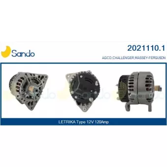 Alternateur SANDO OEM 3788017M91
