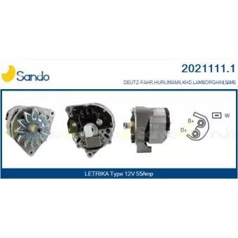 Alternateur SANDO OEM 01181747