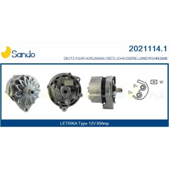 Alternateur SANDO 2021114.1