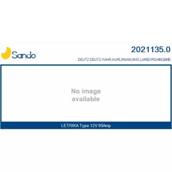 Alternateur SANDO OEM 01181745