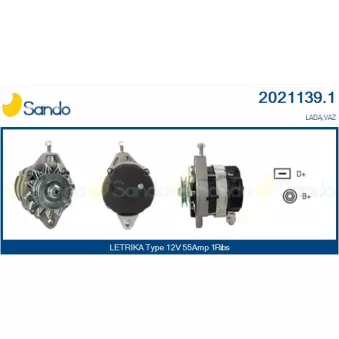 Alternateur SANDO OEM T2223701010