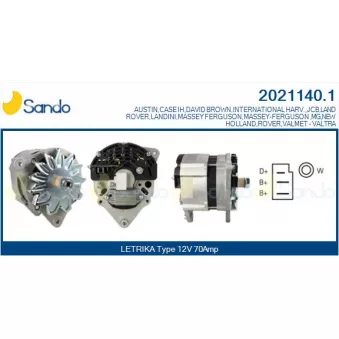 Alternateur SANDO OEM 2871a160