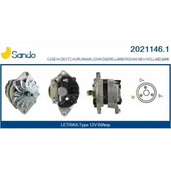 Alternateur SANDO OEM 1178136