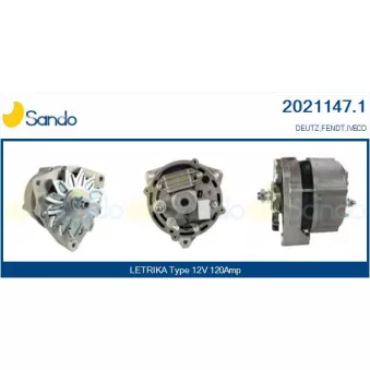 Alternateur SANDO OEM G198902011010