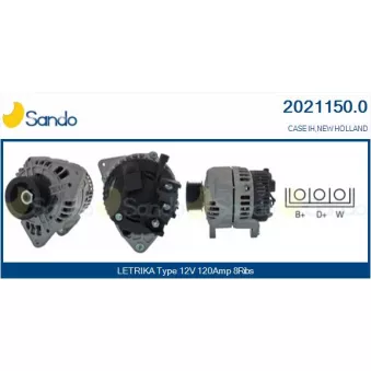 Alternateur SANDO 2021150.0