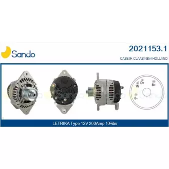 Alternateur SANDO OEM 87715398