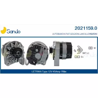 Alternateur SANDO OEM 11572690