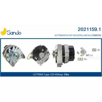 SANDO 2021159.1 - Alternateur