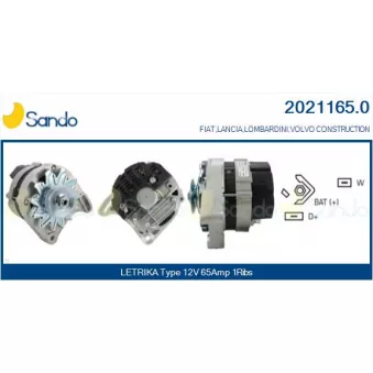 Alternateur SANDO OEM VOE9002901239