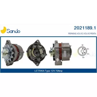 Alternateur SANDO OEM 38031464