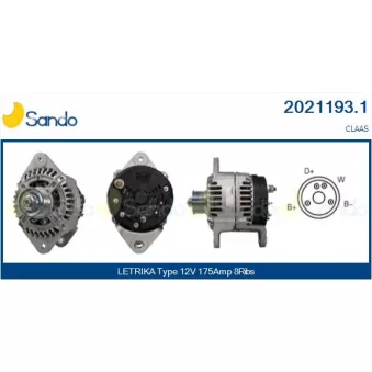 Alternateur SANDO 2021193.1
