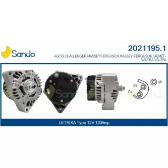 Alternateur SANDO OEM 4287014F1