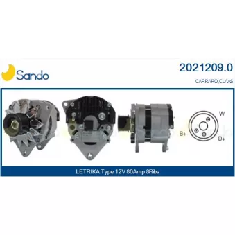 Alternateur SANDO 2021209.0