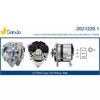 Alternateur SANDO OEM 5021175