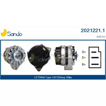Alternateur SANDO OEM 060903023A