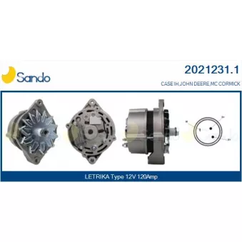 Alternateur SANDO OEM 6306841M91