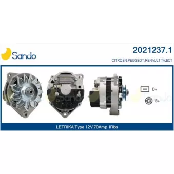Alternateur SANDO OEM 7701349279