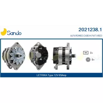 Alternateur SANDO OEM 73327994