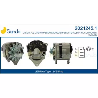 Alternateur SANDO OEM 3930501R91