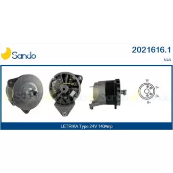 Alternateur SANDO OEM 51261017281