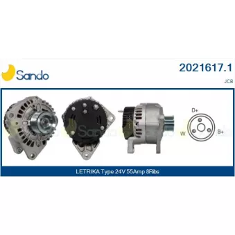 Alternateur SANDO OEM 32008611