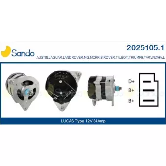 Alternateur SANDO OEM 77FB10300FA
