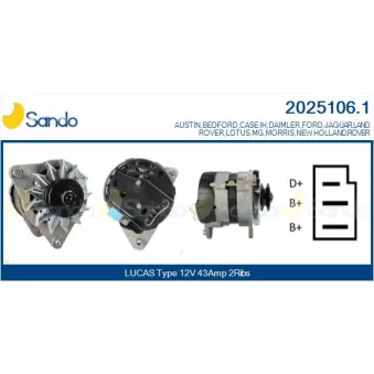 Alternateur SANDO OEM 2871A122