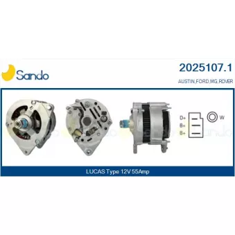 Alternateur SANDO OEM LR150189