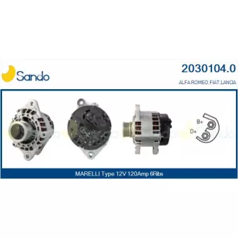 Alternateur SANDO OEM 46809068