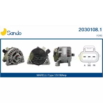 Alternateur SANDO OEM 1M5T10300BB