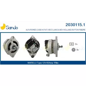 Alternateur SANDO OEM 4808510