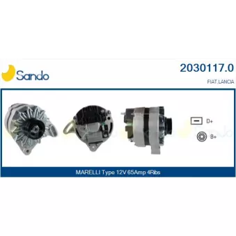 Alternateur SANDO OEM 493002