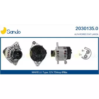 Alternateur SANDO OEM 46430528