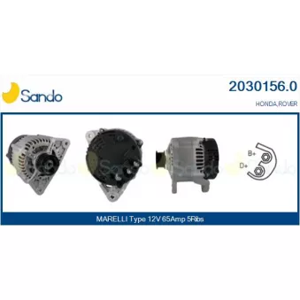 Alternateur SANDO OEM YLE101790