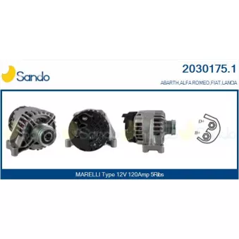 Alternateur SANDO OEM 52003527