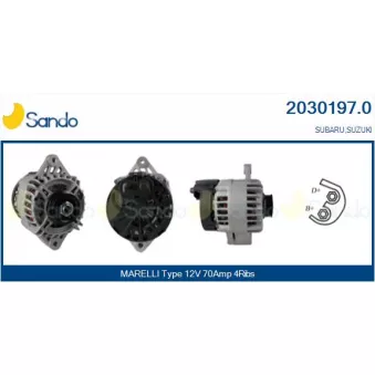 Alternateur SANDO OEM 3140086G00000