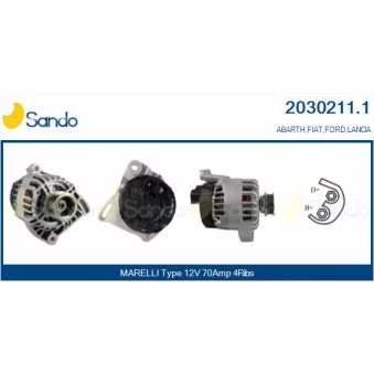 Alternateur SANDO OEM 52003536