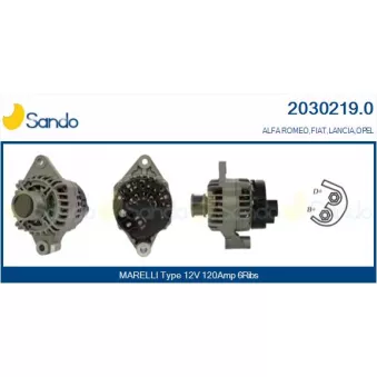 Alternateur SANDO OEM 52003507