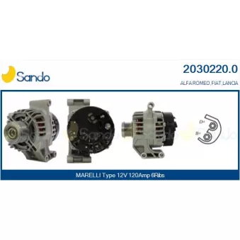 Alternateur SANDO OEM 52003519