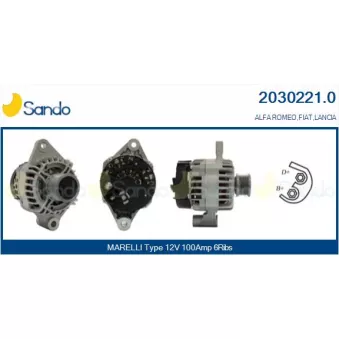 Alternateur SANDO OEM 52003506