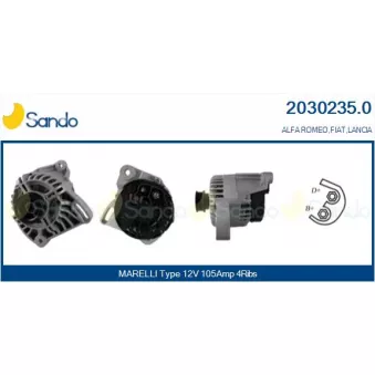 Alternateur SANDO OEM 52003538