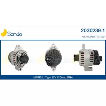 Alternateur SANDO OEM 51884351